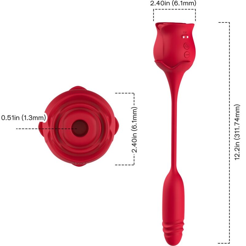 ARMONY - RoseKnight Klitoris-suger og vibrator