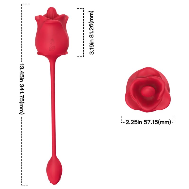 ARMONY - Pink 2-i-1 Klitoris-suger og vibrator 10 moduser