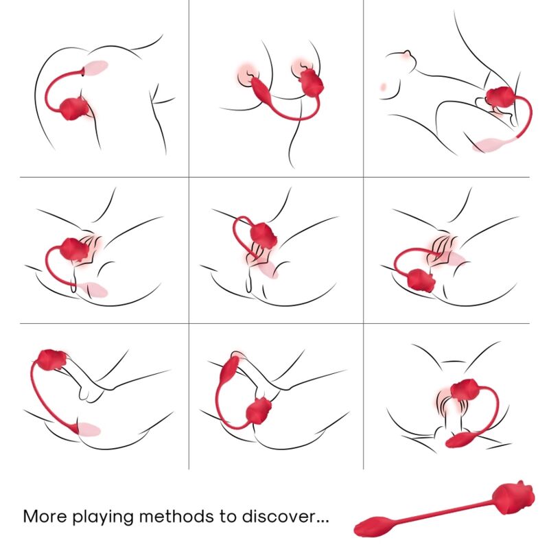 ARMONY - Pink 2-i-1 Klitoris-suger og vibrator 10 moduser