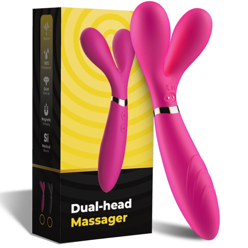 ARMONY - Y-Wand Massasjestav og Vibrator med Dobbelt Hode