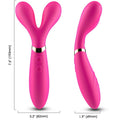ARMONY - Y-Wand Massasjestav og Vibrator med Dobbelt Hode