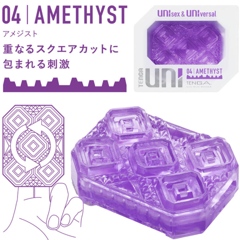TENGA - Uni Variety Masturbator (fingerhette, 4-pk)