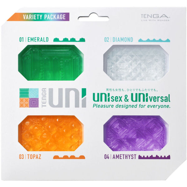 TENGA - Uni Variety Masturbator (fingerhette, 4-pk)