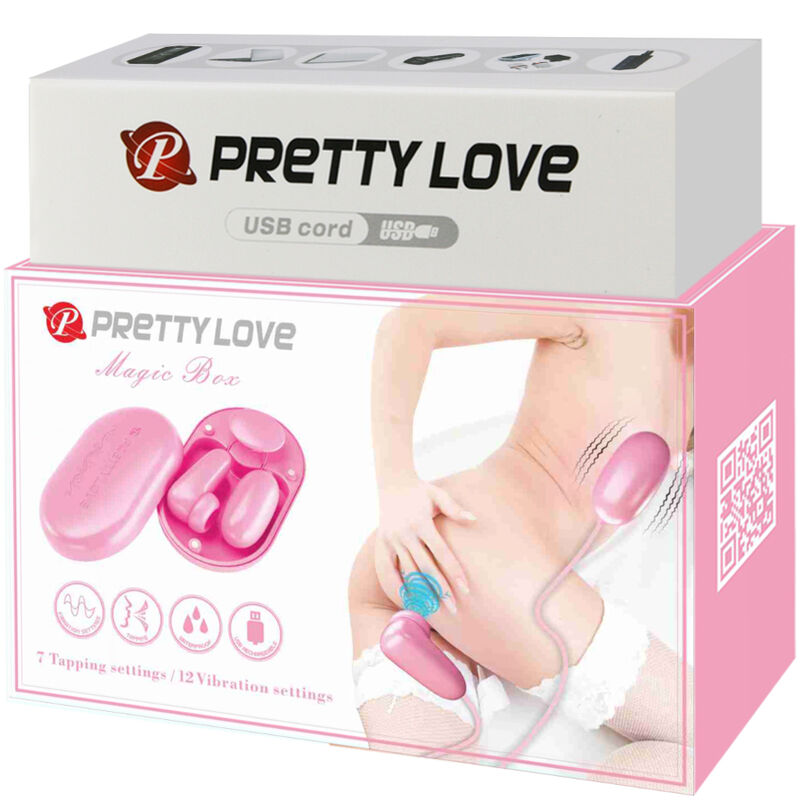PRETTY LOVE - Magic Box Vibrerende Egg & Tapping-stimulator