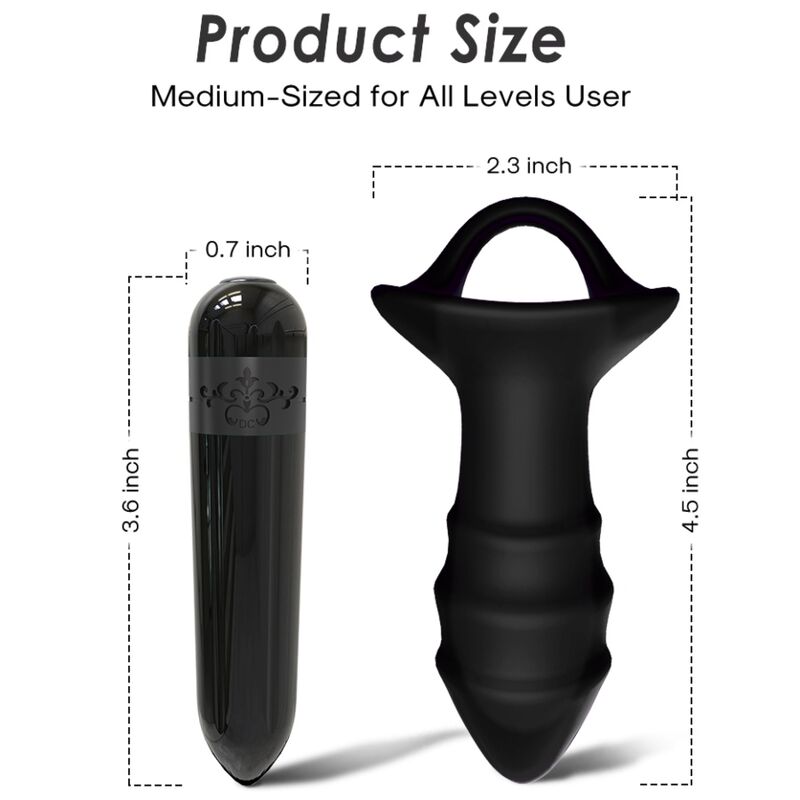ARMONY - Kylin Finger Vibrator & Analplugg med Fjernkontroll