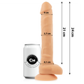 COCK MILLER - Cocksil Bøyelig Silikondildo Dobbel Tetthet 24 cm