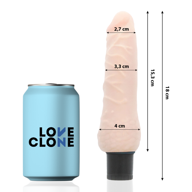 LOVECLONE - Sven Selvsmurnende vibrator 18,5 cm