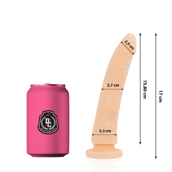 DELTA CLUB - Silikondildo Naturlig 17 cm