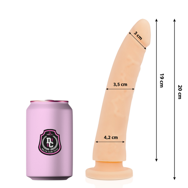 DELTA CLUB - Silikondildo Naturlig 20 cm