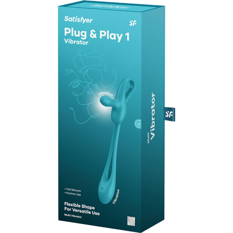 SATISFYER - Plug & Play 1 Fleksibel Multivibrator