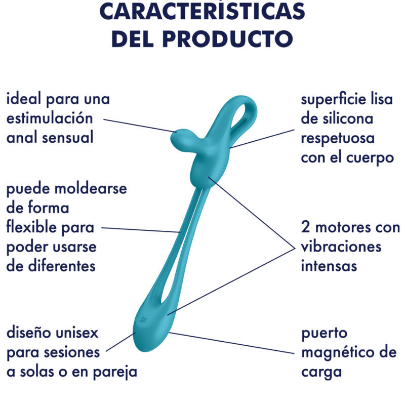 SATISFYER - Plug & Play 1 Fleksibel Multivibrator