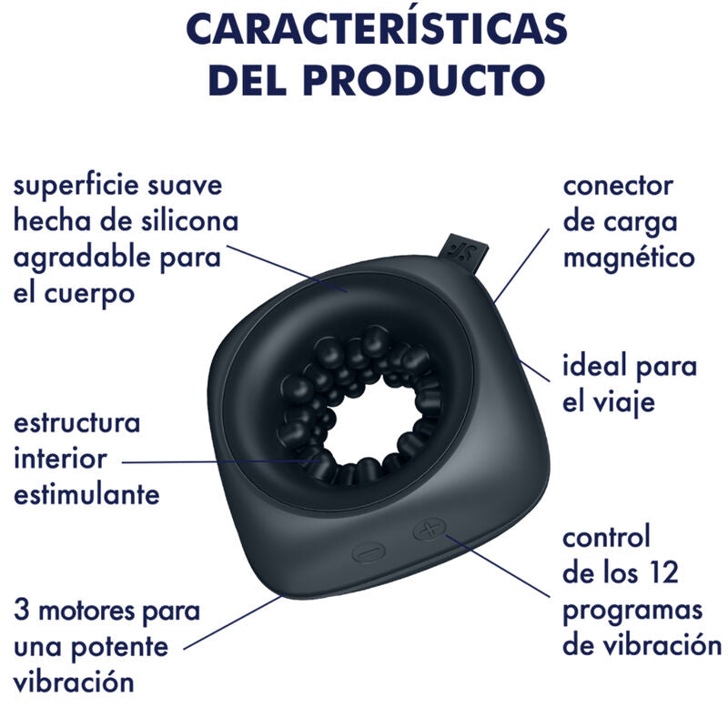SATISFYER - Ring Stroker Vibrerende Masturbator