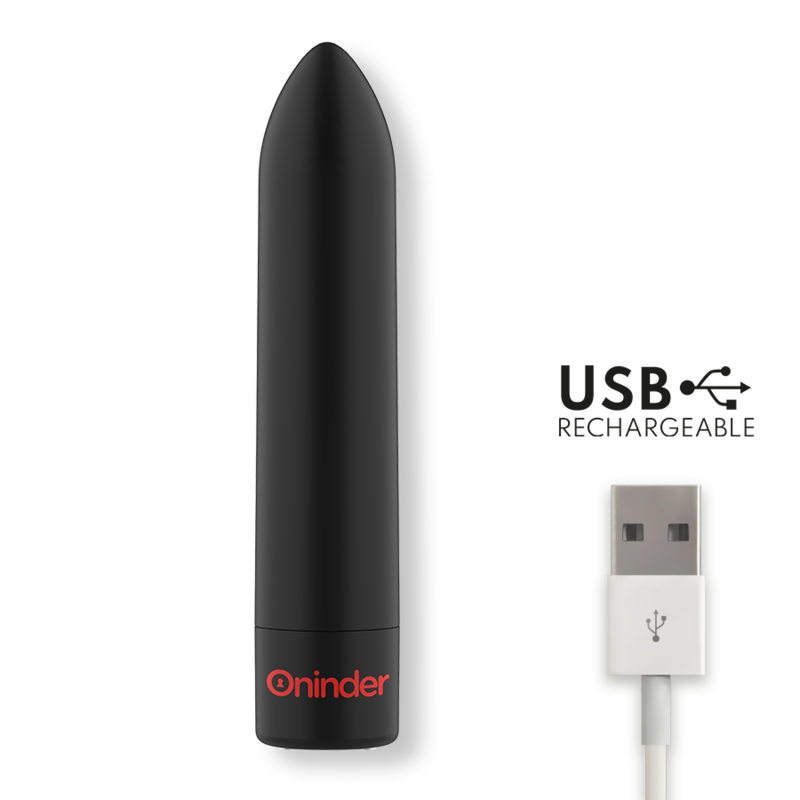 ONINDER - Berlin App-styrt Bullet-vibrator Sort 9 Modi