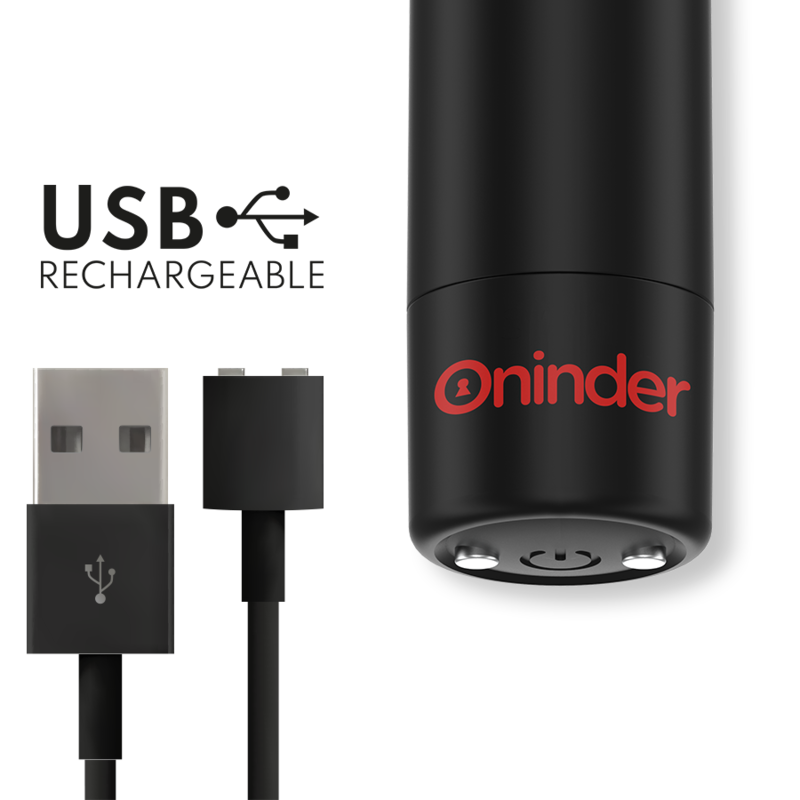 ONINDER - Berlin App-styrt Bullet-vibrator Sort 9 Modi
