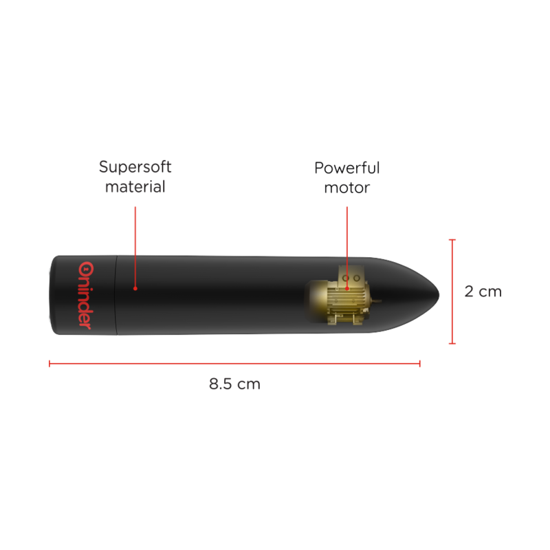 ONINDER - Berlin App-styrt Bullet-vibrator Sort 9 Modi