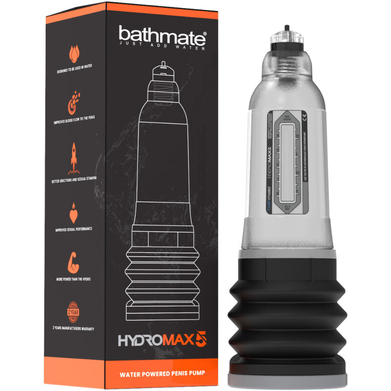 BATHMATE - Hydromax Vannbasert Penispumpe Transparent
