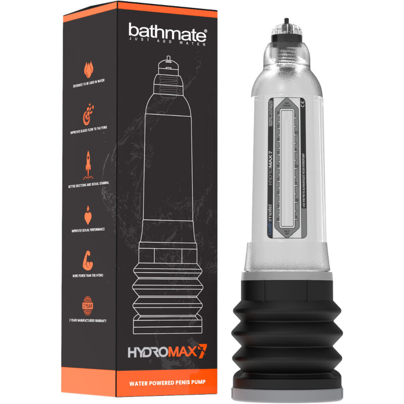 BATHMATE - Hydromax Vannbasert Penispumpe Transparent