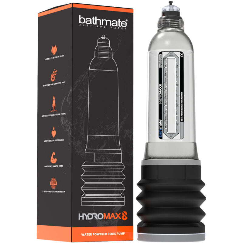 BATHMATE - Hydromax Vannbasert Penispumpe Transparent