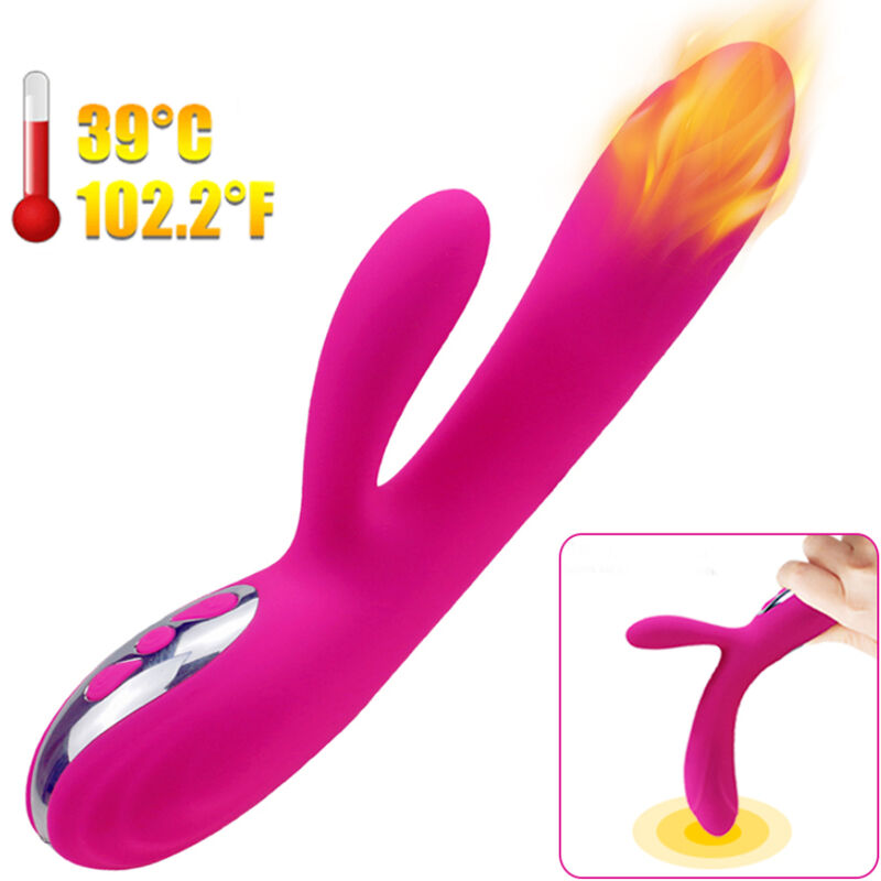 ARMONY - Fleksibel vibrator med klitorisstimulator og varme