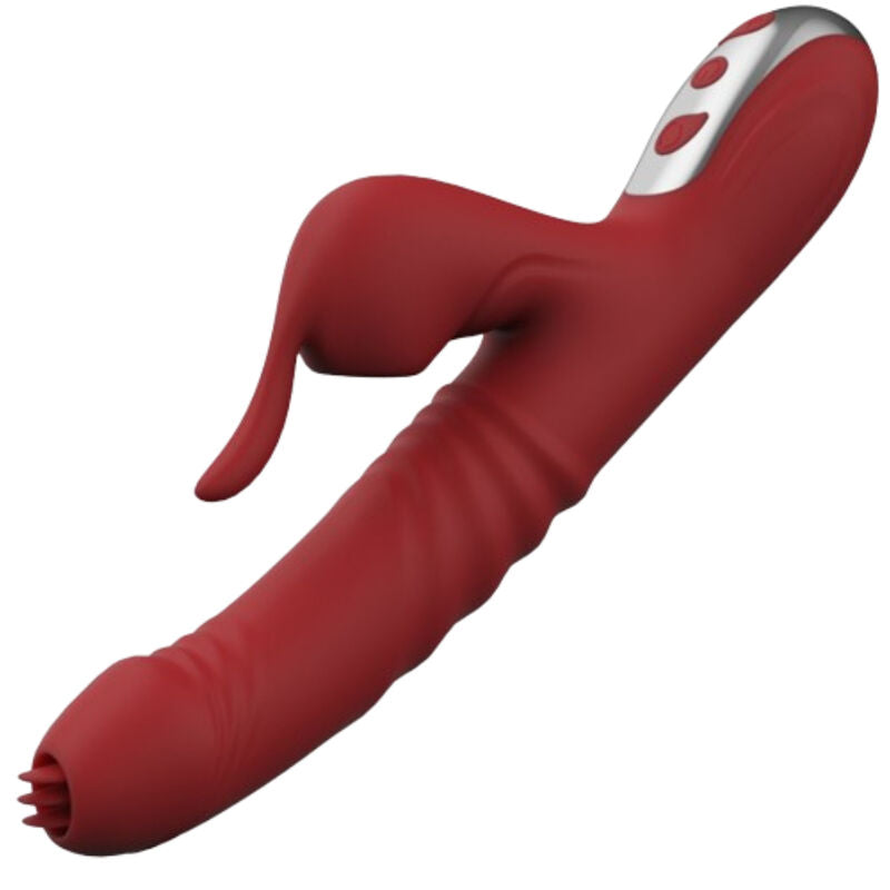 ARMONY - Suck Lufttrykksvibrator med sug & tunge Burgunder