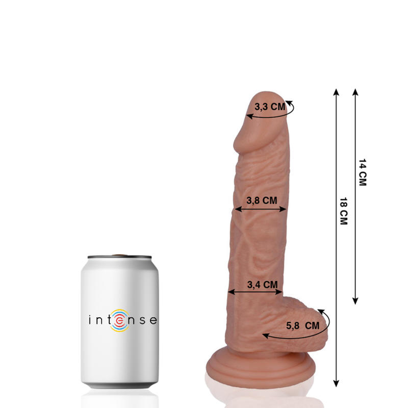 Mr Intense - Realistisk dildo 18 cm
