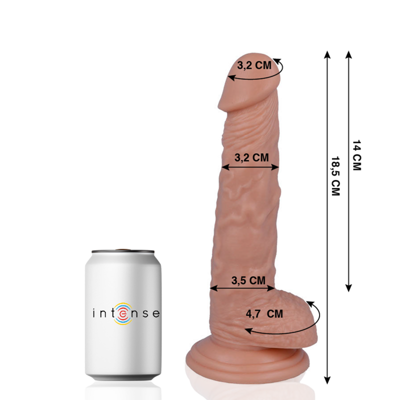 Mr Intense - Realistisk dildo 18,5 cm