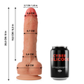CYBER SILICOCK - Connor Ultrarealistisk Silikondildo 20,5 cm