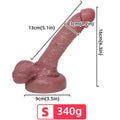 ARMONY - Realistisk dildo i flytende silikon 13 cm