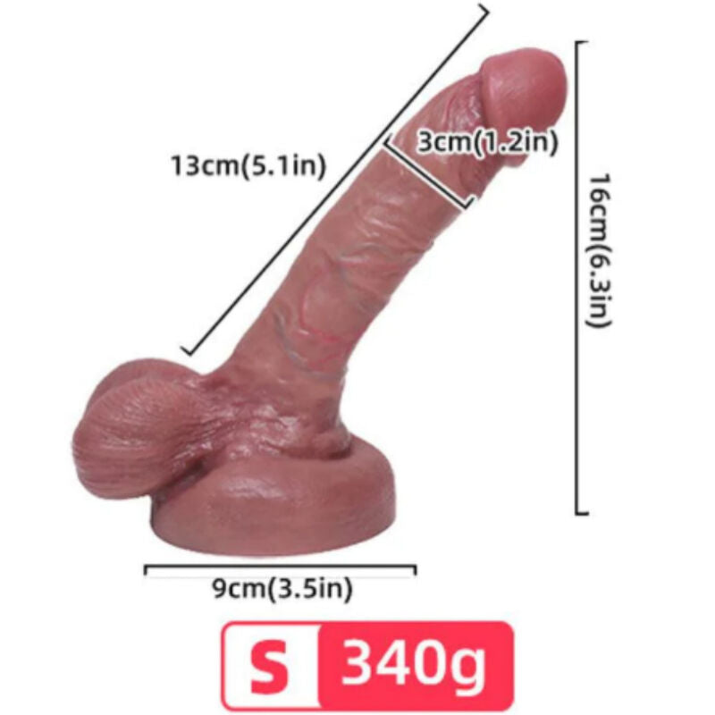 ARMONY - Realistisk dildo i flytende silikon 13 cm