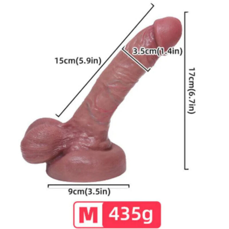 ARMONY - Realistisk dildo i flytende silikon 15 cm