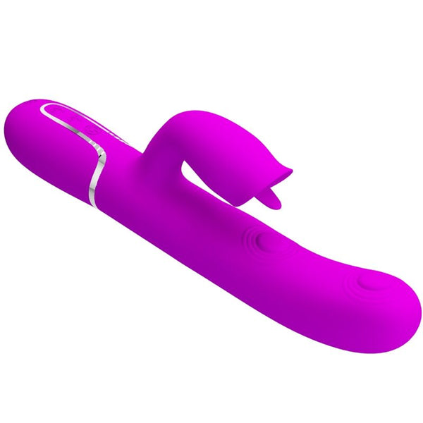 PRETTY LOVE - Rabbitvibrator med slikkefunksjon