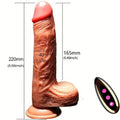 ARMONY - Realistisk støtende vibrerende dildo med fjernkontroll 22,5 cm