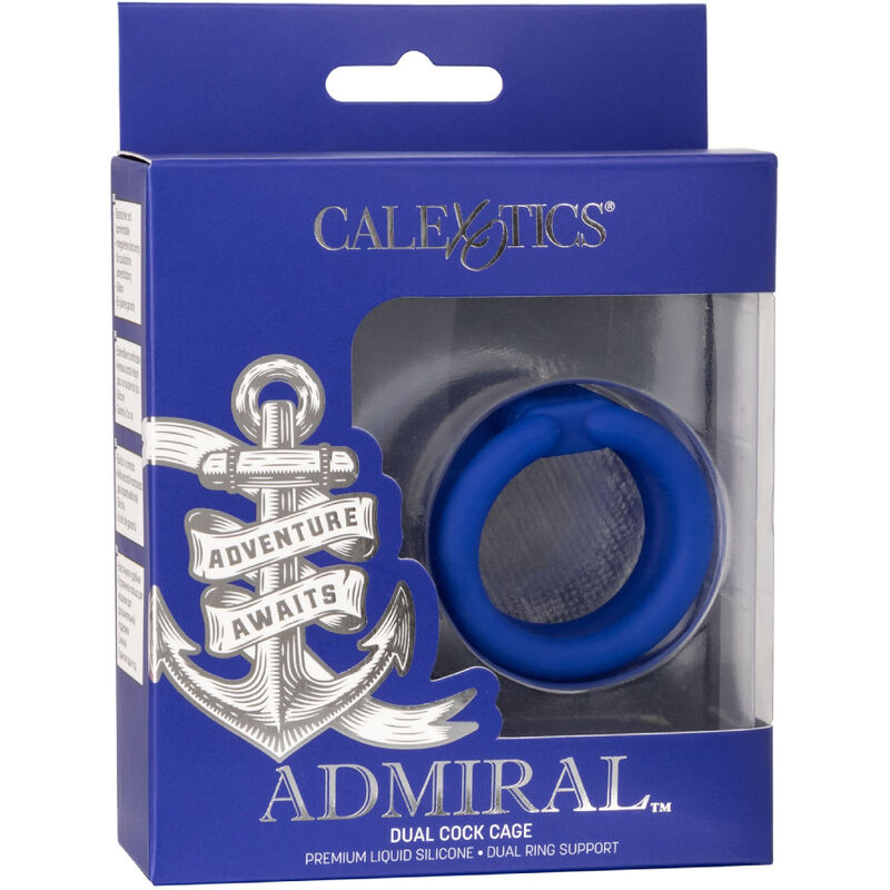 CALEXOTICS - Admiral Dobbel penisring med bur