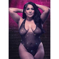 CALEXOTICS - Radiance Deep V Body med rhinestones