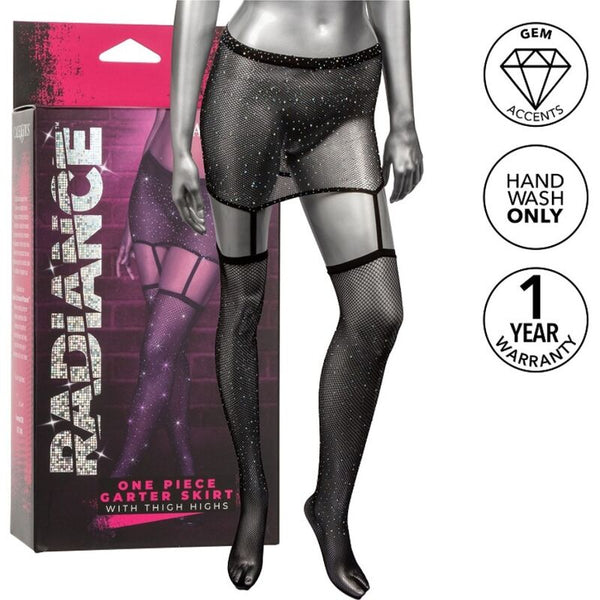 CALEXOTICS - Radiance Minisk jørt med hofteholder og hold-ups