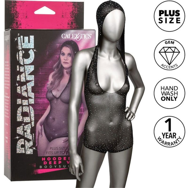 CALEXOTICS - Radiance Body med Hette og Dyp V
