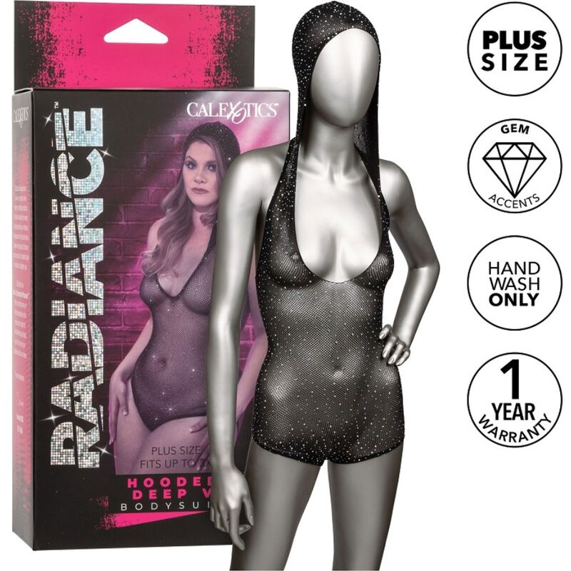 CALEXOTICS - Radiance Body med Hette og Dyp V