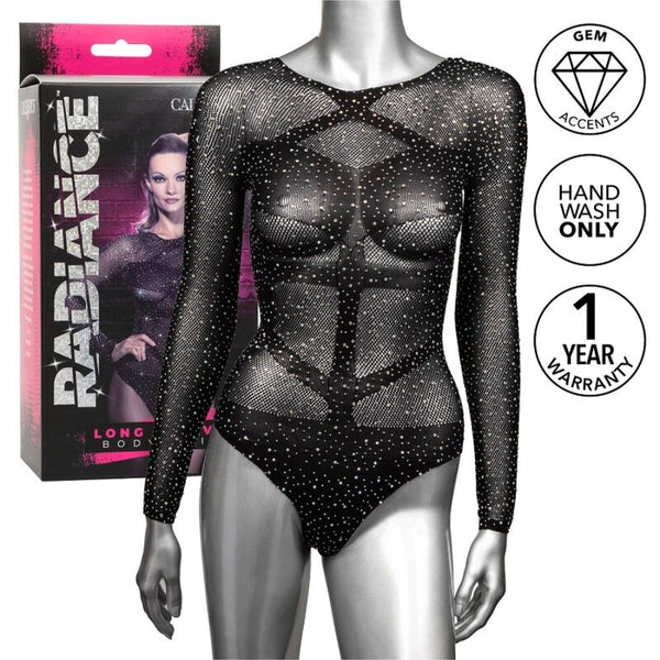 CALEXOTICS - Radiance Langermet Body med Strass