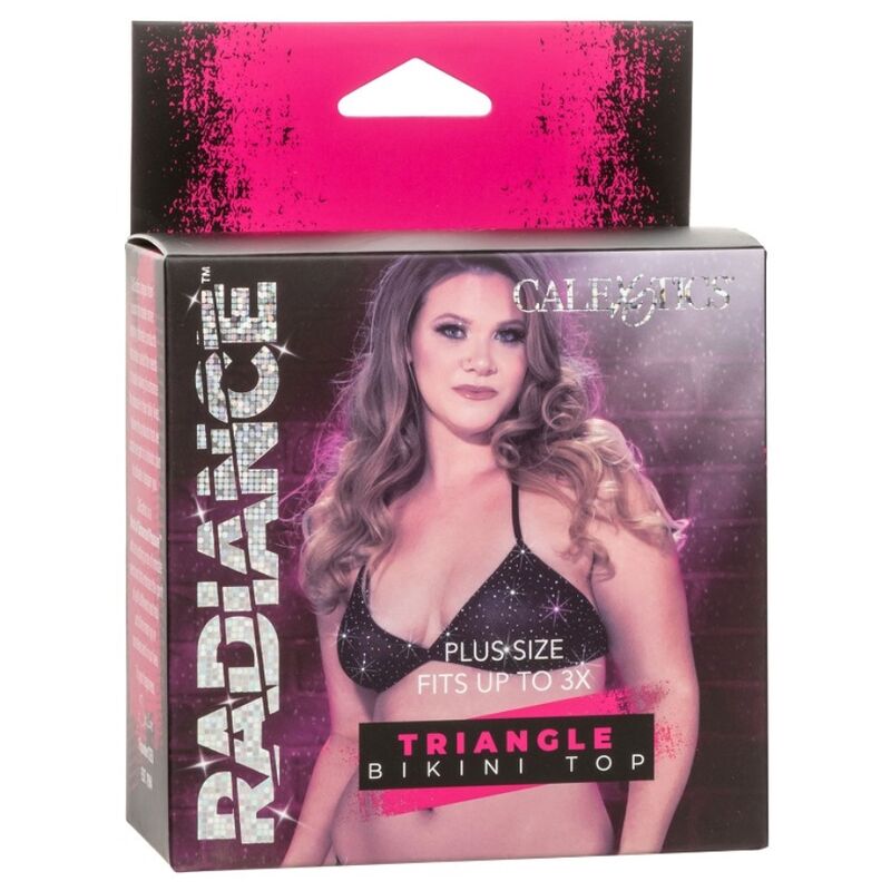 CALEXOTICS - Radiance Triangle Bikinitopp med rhinestones