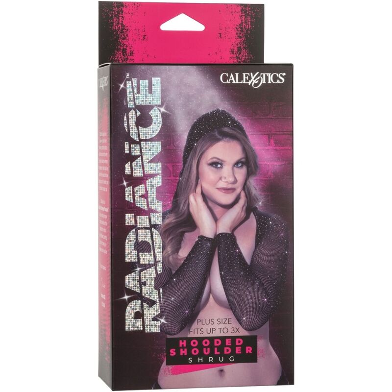 CALEXOTICS - Radiance Body med hette og rhinestones