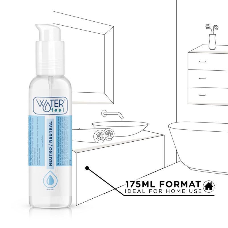 WATERFEEL - Natural Vannbasert glidemiddel 175 ml