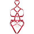 LEG AVENUE - Body-Harness med Hjerteringer
