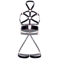 LEG AVENUE - Body-Harness i Vegansk Skinn med Nagler