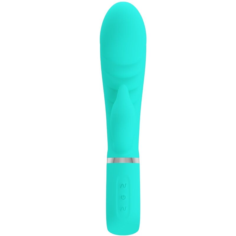 PRETTY LOVE - Prescott Rabbitvibrator for G-punkt Akvagrønn