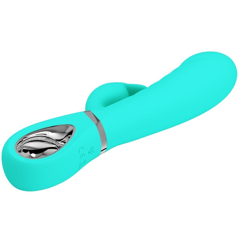 PRETTY LOVE - Prescott Rabbitvibrator for G-punkt Akvagrønn