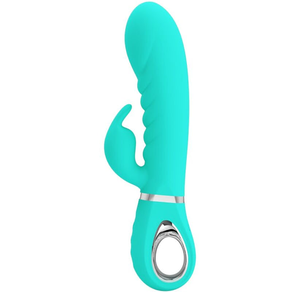 PRETTY LOVE - Prescott Rabbitvibrator for G-punkt Akvagrønn