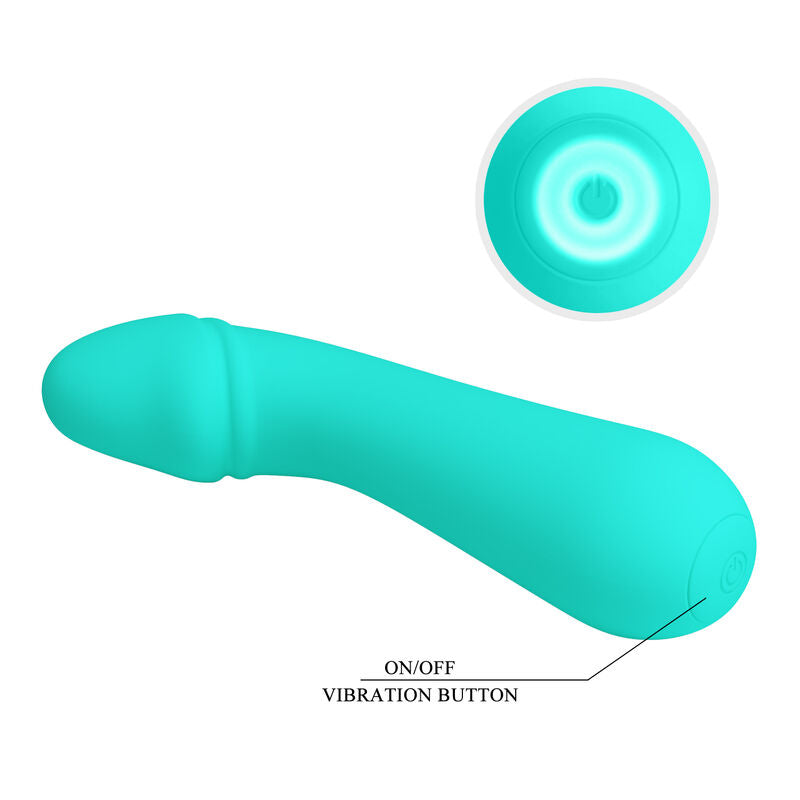 PRETTY LOVE - Cetus Oppladbar G-punktsvibrator Akvagrønn