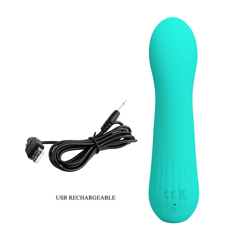 PRETTY LOVE - Faun Oppladbar G-punktsvibrator Akvagrønn