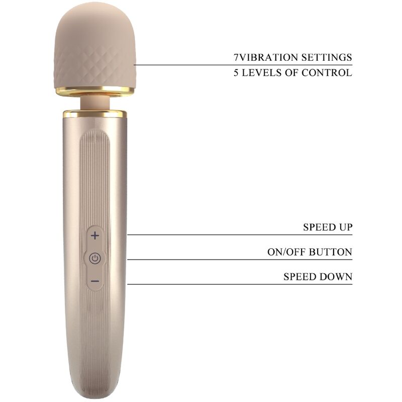 PRETTY LOVE - Wand-massasjeapparat 7 vibrasjoner