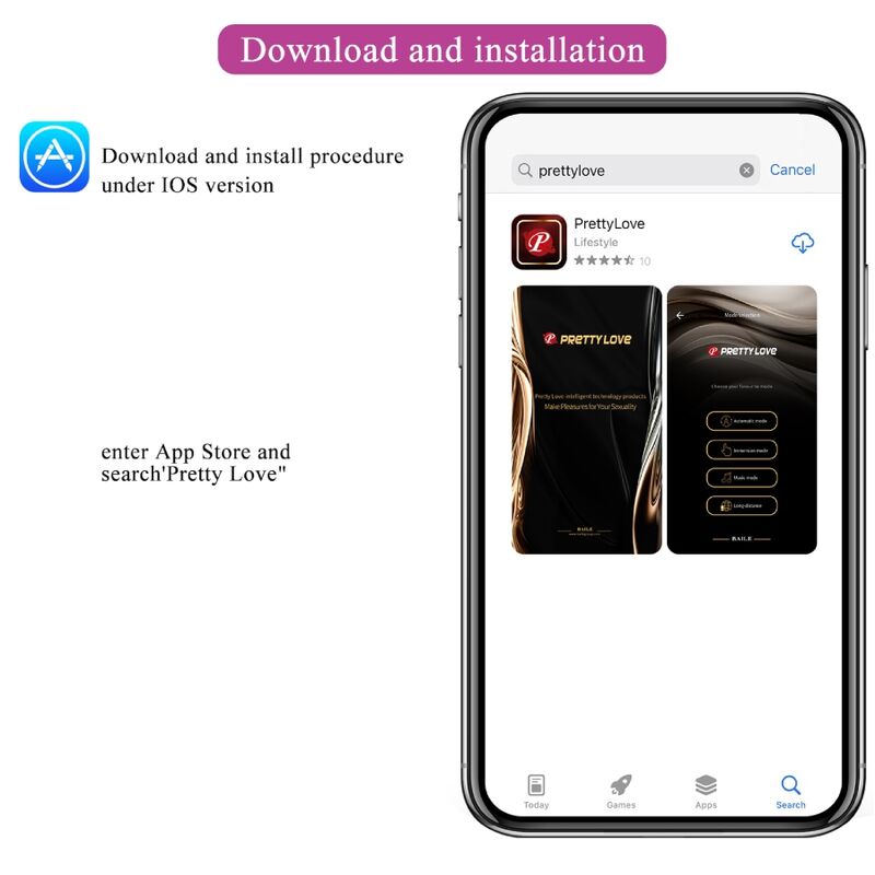 PRETTY LOVE - Jayleen Parvibrator med App